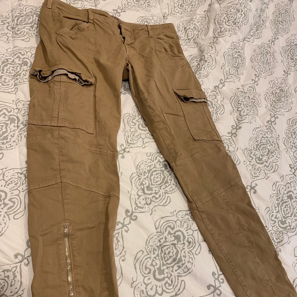 Like-New J. Brand Khaki Zip Cargo Pants, Size 31